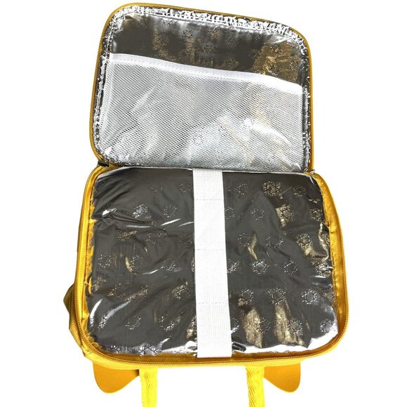 Giraffe Creation Kids Lunch Bag Insulated Cooler Dog Design 8in x 9in Yellow - Picture 5 of 10